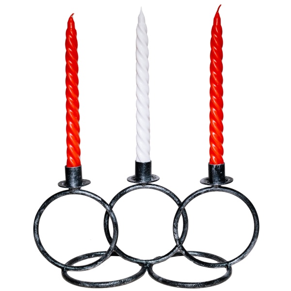 ДЕКОР Подсвечник Кольцо 3 свечи антик серебро РЗДИ/1шт ДЕКОР Подсвечник Кольцо 3 свечи антик серебро РЗДИ/1шт