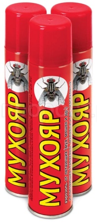 Аэрозоль Мухояр универсальный 180мл БЕЗ ЗАПАХА