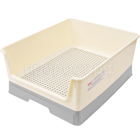 Туалет д/собак ZooOne высокий борт и выдвижн. поддон 54х44х23см серый М P300-04/Пет Лайн Туалет д/собак ZooOne высокий борт и выдвижн. поддон 54х44х23см серый М P300-04/Пет Лайн