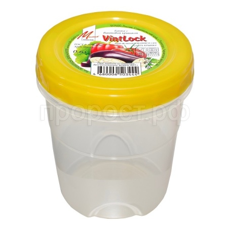 Банка универсальная 0,6л VintLock с винтовой крышкой 