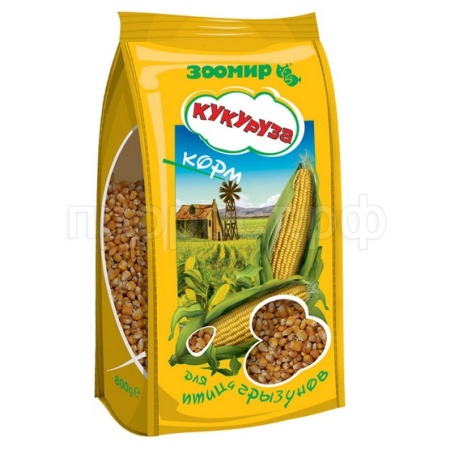 Корм для птиц и грызунов Кукуруза 800гр Корм для птиц и грызунов Кукуруза 800гр