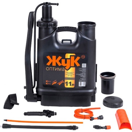 Опрыскиватель 11л Жук Оптима ранцевый черный ОГ-111 Опрыскиватель 11л Жук Оптима ранцевый черный ОГ-111