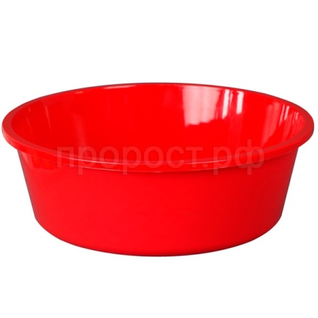 Таз 16л круглый красный 03027 /10шт/Арз Таз 16л круглый красный 03027 /10шт/Арз