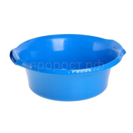 Таз 9л Водолей круглый синий Таз 9л Водолей круглый синий