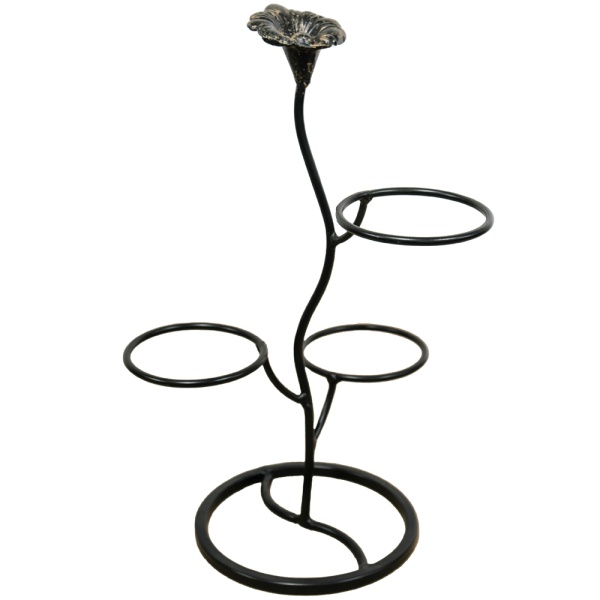 Подставка Настольная РЗДИ Аленький цветочек 3 гор черная Подставка Настольная РЗДИ Аленький цветочек 3 гор черная