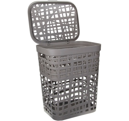 Корзина д/белья 55л ХАОС белый М2619 /5шт/М-пласт Корзина д/белья 55л ХАОС белый М2619 /5шт/М-пласт