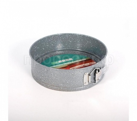 Форма для выпечки разъемная круглая мраморная 22*7см КТ-ФВ-К22М  Форма для выпечки разъемная круглая мраморная 22*7см КТ-ФВ-К22М