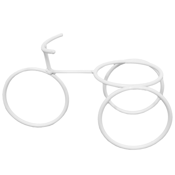 Подставка Настольная РЗДИ Велосипед мини 1 горшок белый Подставка Настольная РЗДИ Велосипед мини 1 горшок белый