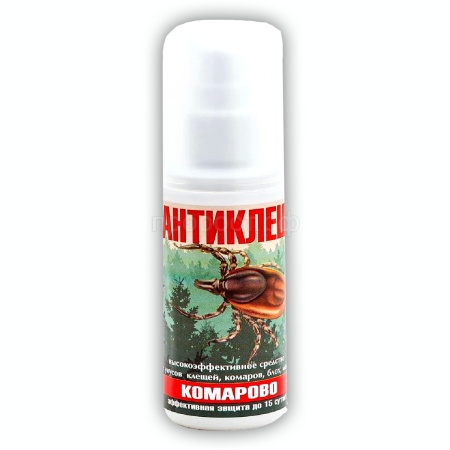 Комарово Антиклещ спрей от клещей 50мл Комарово Антиклещ спрей от клещей 50мл