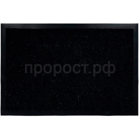 Коврик придверный 60*90см VORTEX "TRIP" влаговп. ребристый черный 24196 Коврик придверный 60*90см VORTEX "TRIP" влаговп. ребристый черный 24196