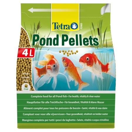 Корм для рыб Tetra Pond Pellets Medium 4л шарики для прудовых рыб/169807