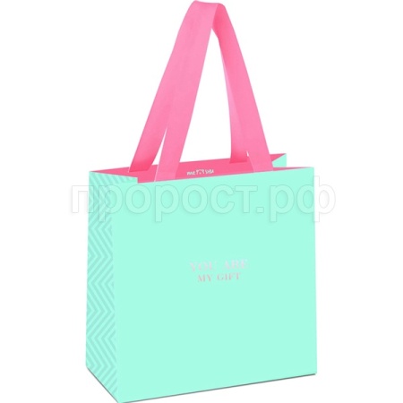 Пакет подарочный 20*20*10см "Bright turquoise" мат. ламинация MESHU/MS_45776/Рельеф Пакет подарочный 20*20*10см "Bright turquoise" мат. ламинация MESHU/MS_45776/Рельеф