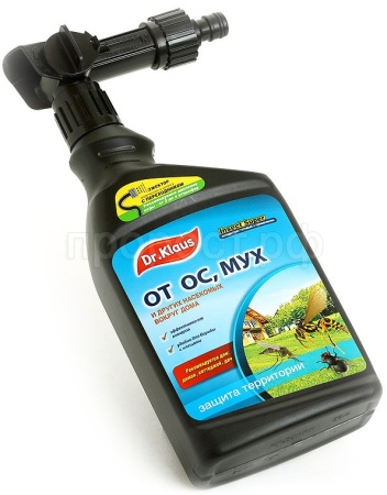 Эжектор Dr.Klaus от мух, ос, комаров, клещей 1л Эжектор Dr.Klaus от мух, ос, комаров, клещей 1л