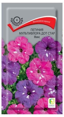 Петуния мультифлора Дот Стар Микс 10шт Петуния мультифлора Дот Стар Микс 10шт
