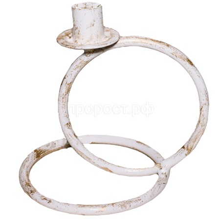 ДЕКОР Подсвечник Кольцо 1свеча бел золото РЗДИ/1шт ДЕКОР Подсвечник Кольцо 1свеча бел золото РЗДИ/1шт