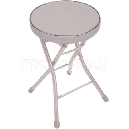 Табурет складной круглый серый ТБСК1/4 Табурет складной круглый серый ТБСК1/4