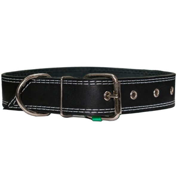 Ошейник кожа черный 1сл 35мм DONBARON Ошейник кожа черный 1сл 35мм DONBARON