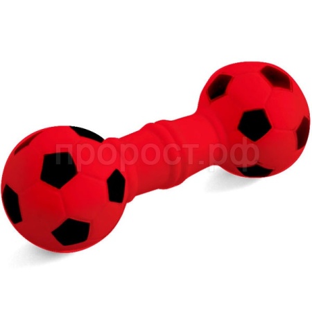 Игрушка с Гантель футбольная винил 17см/12101115/Триол Игрушка с Гантель футбольная винил 17см/12101115/Триол