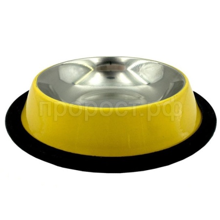 Миска металлическая  0,15л желтая/Ч807/ЗР Миска металлическая  0,15л желтая/Ч807/ЗР