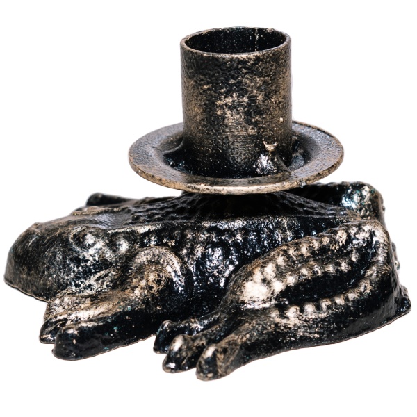 ДЕКОР Подсвечник Лягушка антик золото РЗДИ/1шт ДЕКОР Подсвечник Лягушка антик золото РЗДИ/1шт