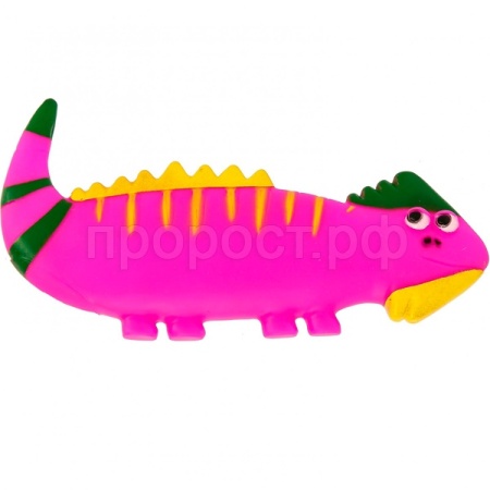 Игрушка с Игуана из винила фиолетовая 19*8см/80600034/Каскад  Игрушка с Игуана из винила фиолетовая 19*8см/80600034/Каскад