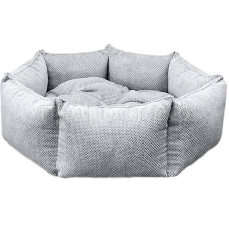 Лежанка УЮТ FASHIOH круглая велюр. синтешар серая. 75х75х18см/КЛ42Л/Евро Лежанка УЮТ FASHIOH круглая велюр. синтешар серая. 75х75х18см/КЛ42Л/Евро