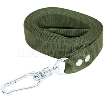 Поводок брезент 35мм*3м + карабин/29821 Поводок брезент 35мм*3м + карабин/29821