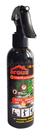 ARGUS EXTREME лосьон-спрей для рыбалки и охоты 6ч защиты 200мл ARGUS EXTREME лосьон-спрей для рыбалки и охоты 6ч защиты 200мл