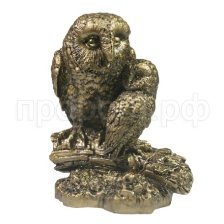 Сова с совенком (золото) L10W11H14 713891/D132 Сова с совенком (золото) L10W11H14 713891/D132