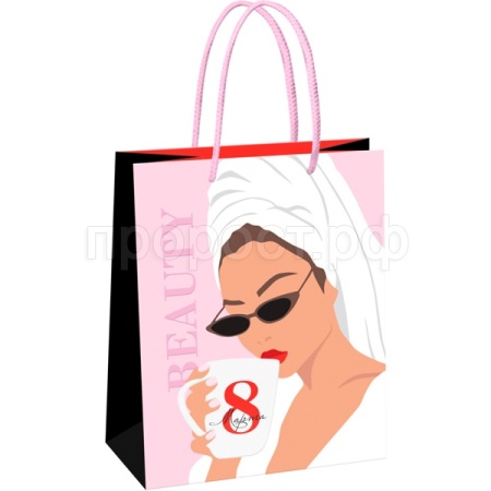 Пакет подарочный 18*23*10см "Women time" мат. ламинация MESHU/MS_61562/Рельеф Пакет подарочный 18*23*10см "Women time" мат. ламинация MESHU/MS_61562/Рельеф