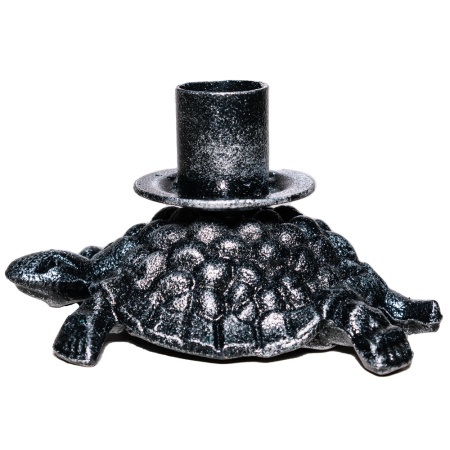 ДЕКОР Подсвечник Черепаха антик серебро РЗДИ/1шт ДЕКОР Подсвечник Черепаха антик серебро РЗДИ/1шт