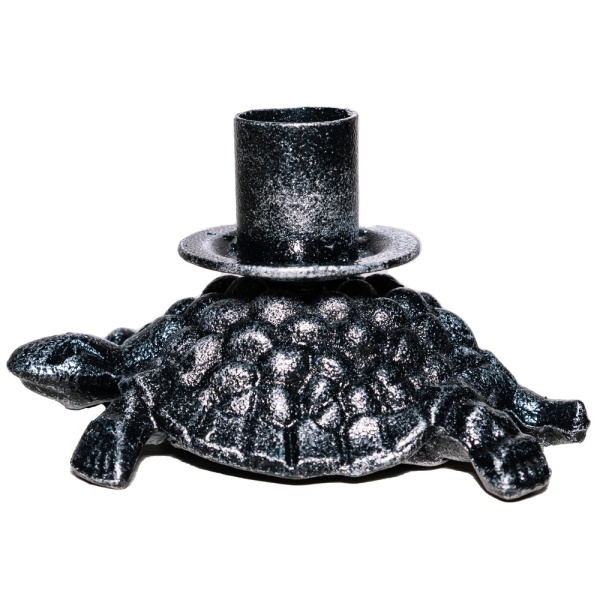 ДЕКОР Подсвечник Черепаха антик серебро РЗДИ/1шт ДЕКОР Подсвечник Черепаха антик серебро РЗДИ/1шт