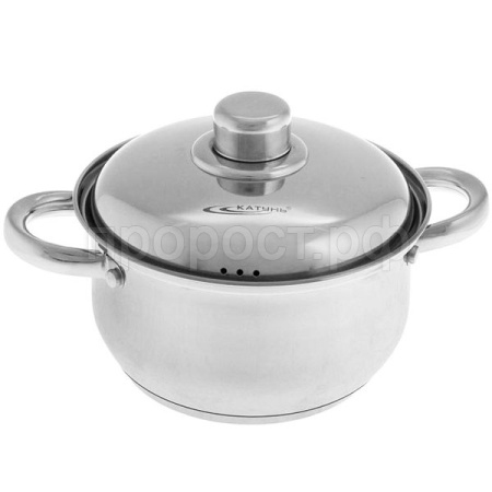 Кастрюля 1,8л металл. ГРЕТТА-МК кр. индукц. дно КТ04-D-18М /8шт/Катунь Кастрюля 1,8л металл. ГРЕТТА-МК кр. индукц. дно КТ04-D-18М /8шт/Катунь