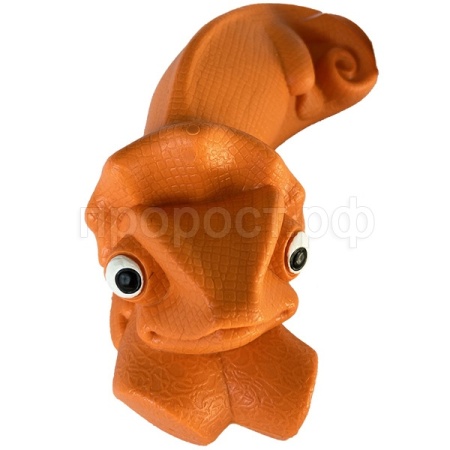 Игрушка с Хамелеон на косточке каучуковый 16см/C6494/ЗР Игрушка с Хамелеон на косточке каучуковый 16см/C6494/ЗР