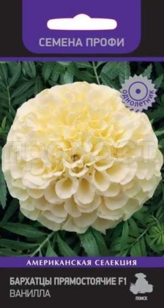Бархатцы Ванилла F1 10шт Бархатцы Ванилла F1 10шт