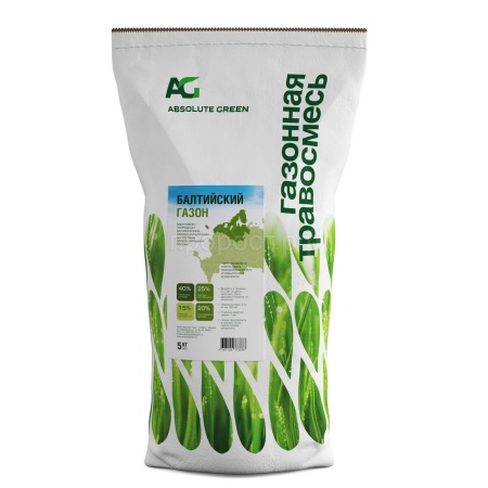 ГАЗОН.Балтийская травосмесь 5 кг Абсолют Грин ГАЗОН.Балтийская травосмесь 5 кг Абсолют Грин