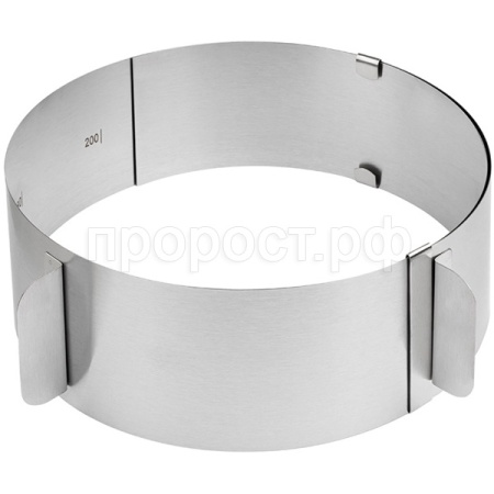 Форма д/выпечки кулинарное кольцо 16*30см раздвижная TORTA 108344 /12шт/ Mallony Форма д/выпечки кулинарное кольцо 16*30см раздвижная TORTA 108344 /12шт/ Mallony