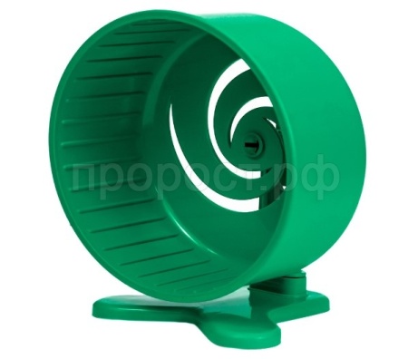 Игрушка для грызунов Колесо D140 Литое пластик с подставкой/3143