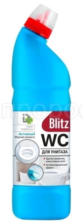 Чистящее ср-во д/туалета Blitz Активный Морская свежесть 750мл 