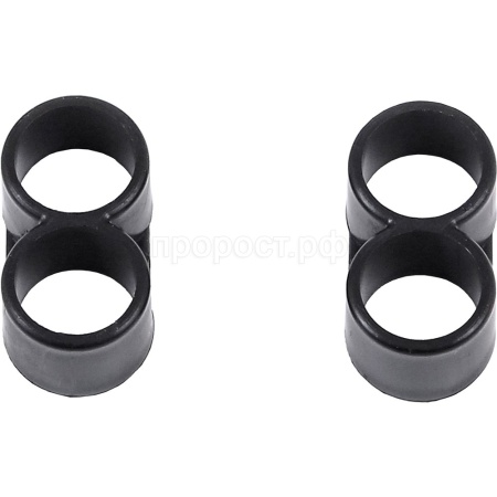 Набор зажимов (2шт) магистрального шланга для капельного полива Жук 330177-00 Набор зажимов (2шт) магистрального шланга для капельного полива Жук 330177-00