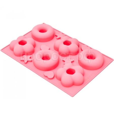 Форма для выпечки кексов №3 силикон 25,7*17,6*2см КТ-S-354 Форма для выпечки кексов №3 силикон 25,7*17,6*2см КТ-S-354