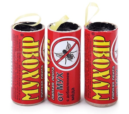 Липкая лента Мухояр от мух 1шт