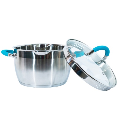 Кастрюля 5.1л Bravo стекл.крышка 22*13.5см нерж.сталь, капс.дно, ручки сталь /6шт/005431 Кастрюля 5.1л Bravo стекл.крышка 22*13.5см нерж.сталь, капс.дно, ручки сталь /6шт/005431