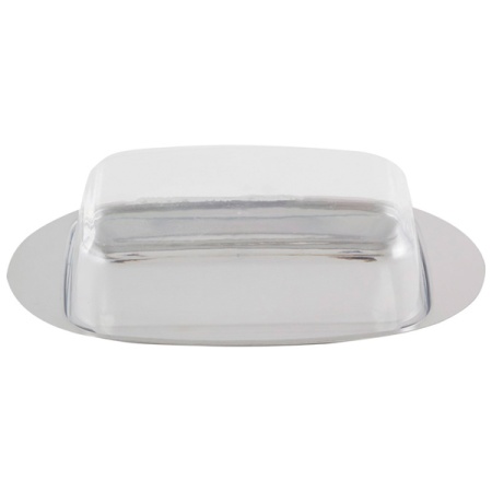 Масленка OLIATORE из нерж стали с пластик крышкой 18*11*4см /30шт/003879/Mallony  Масленка OLIATORE из нерж стали с пластик крышкой 18*11*4см /30шт/003879/Mallony