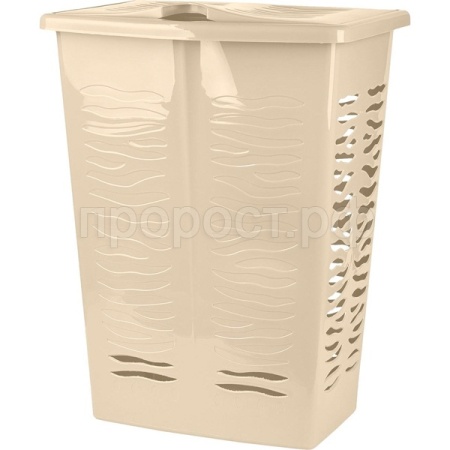 Корзина д/белья Keeplex Regular 42л бежевый топаз KL1707 /8шт/ПР Корзина д/белья Keeplex Regular 42л бежевый топаз KL1707 /8шт/ПР