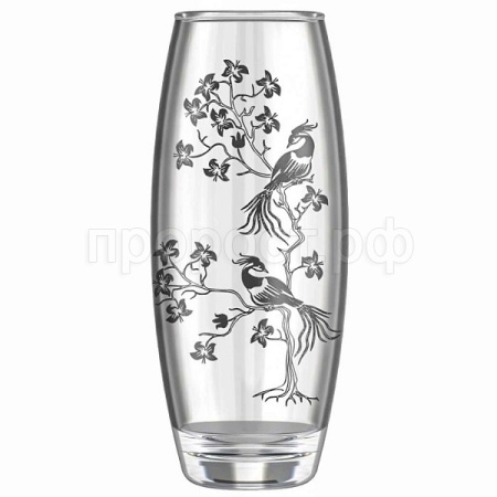 Ваза для цветов Флора Райский сад стекло /966-Г  Ваза для цветов Флора Райский сад стекло /966-Г