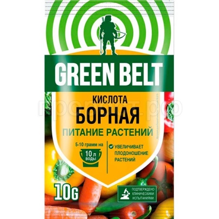 Борная кислота 10гр Грин Бэлт Борная кислота 10гр Грин Бэлт