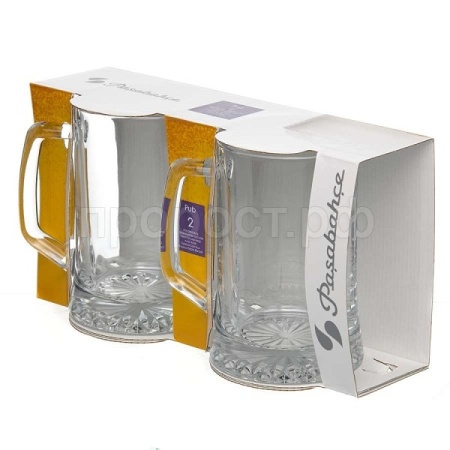 Набор кружек для пива ПАБ 670мл (2шт) 55239B Набор кружек для пива ПАБ 670мл (2шт) 55239B