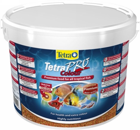 Корм для рыб Tetra Pro Color ведро 10 л чипсы для улучшения яркости окраса для рыб Корм для рыб Tetra Pro Color ведро 10 л чипсы для улучшения яркости окраса для рыб