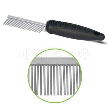 Расческа редкая с металлическими зубьями 18см/ТК9620/Евро Расческа редкая с металлическими зубьями 18см/ТК9620/Евро